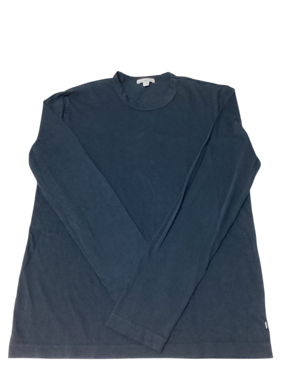 James Perse Long Sleeve Crewneck Shirt - Deep Navy size S